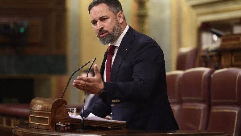 ep archivo el lider de vox santiago abascal interviene en una sesion plenaria en el congreso de ep archivo el lider de vox santiago abascal interviene en una sesion plenaria en el congreso de