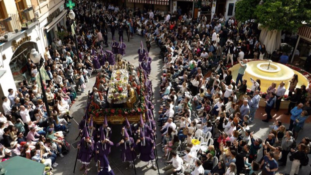 ep archivo   varias personas durante la procesion de los salzillos de la real y muy ilustre cofradia