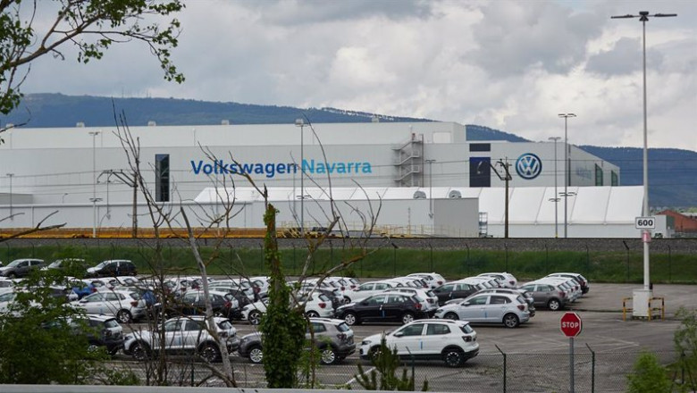 Archivo - Vista de vehículos producidos en la fábrica de Volkswagen Navara. | Eduardo Sanz / Europa Press - Archivo ep archivo - vista de vehiculos producidos en la fabrica de volkswagen navara