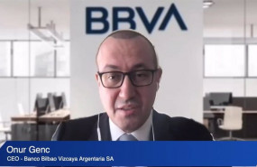 ep el consejero delegado de bbva onur gen en la conferencia global de ceos organizada por bank of