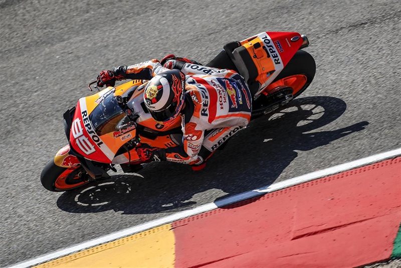 ep el piloto espanol jorge lorenzo repsol honda en el gp aragon 2019