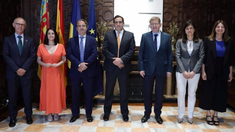 ep el presidente de bp espana andres guevara y el presidente de la generalitat ximo puig se reunen