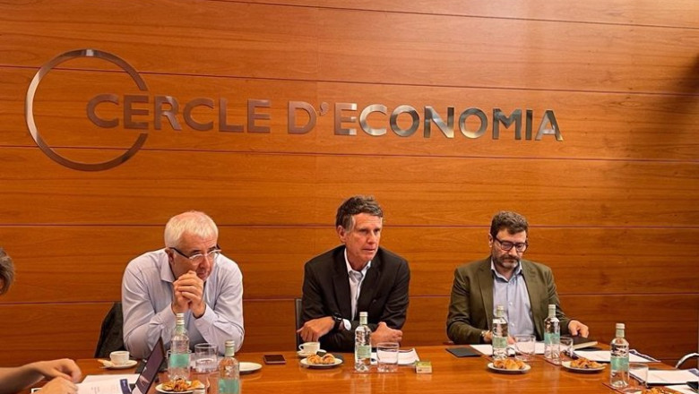 ep el presidente del cercle deconomia jaume guardiola centro junto al director general de la entidad ep el presidente del cercle deconomia jaume guardiola centro junto al director general de la entidad