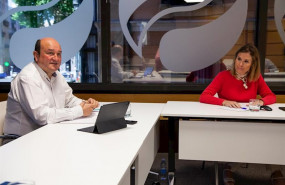ep el presidente del ebb del pnv andoni ortuzar en la reunion de la ejecutiva jeltzale