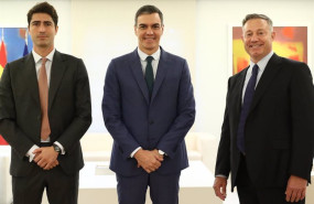 ep el responsable de ifm en espana jaime siles y el director global de infraestructuras kyle mangini ep el responsable de ifm en espana jaime siles y el director global de infraestructuras kyle mangini