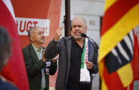 ep el secretario general de ccoo unai sordo y el lider de ugt pepe alvarez durante una concentracion ep el secretario general de ccoo unai sordo y el lider de ugt pepe alvarez durante una concentracion