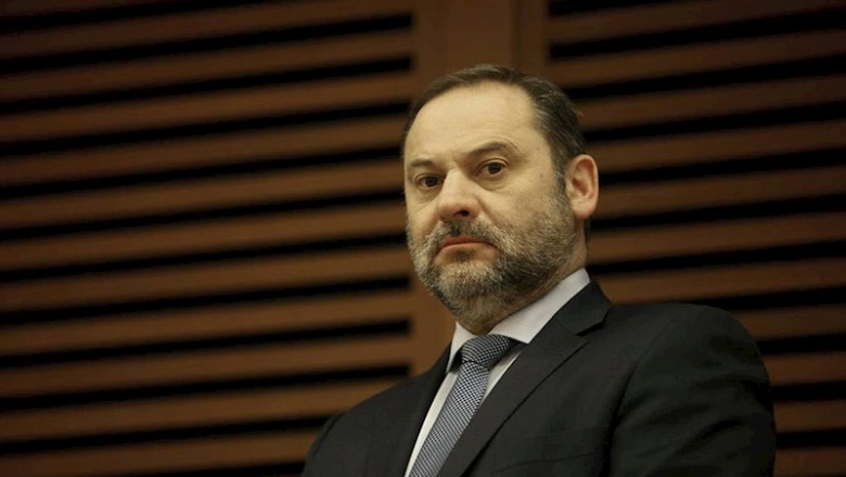 El ministro de Transportes, Movilidad y Agenda Urbana, José Luis Ábalos, durante la IV Jornada Internacional Ferroviaria 'Basque Railway 2020', en San Sebastián /Euskadi (España), a 22 de enero de 2020. | Nagore Iraola - Europa Press ep euskadi espana a 22 de enero de 2020