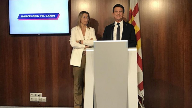 ep eva parera y manuel valls bcn canvi archivo ep eva parera y manuel valls bcn canvi archivo