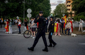 ep imagen de archivo de una de las protestas contra el gobierno de pedro sanchez