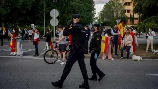 ep imagen de archivo de una de las protestas contra el gobierno de pedro sanchez