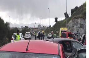 ep imagenaccidente multiplela m-607una granizada