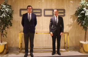 ep izda el presidente de la ceoe antonio garamendi y el presidente de sagardoy abogados inigo