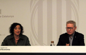 ep la consellera de economia y finanzas alicia romero en rueda de prensa junto al secretario general