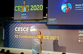 ep la ministra de industria comercio y turismo reyes maroto en el acto de cesce
