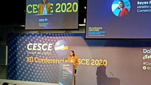 ep la ministra de industria comercio y turismo reyes maroto en el acto de cesce