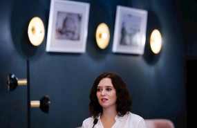 ep la presidenta de la comunidad de madrid isabel diaz ayuso durante el acto de la reapertura del