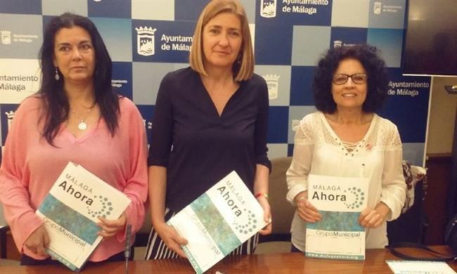 Las tres ediles de Málaga Ahora | EUROPA PRESS/MÁLAGA AHORA ep las tres edilesmalaga ahora
