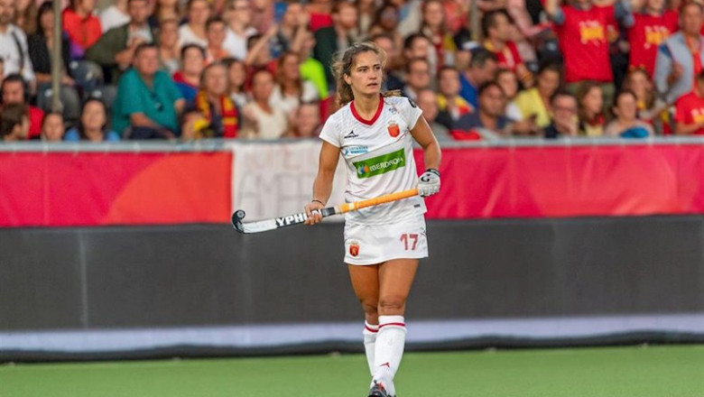 ep lola riera durante un partido de la seleccion espanola en el europeo de hockey hierba de 2019 ep lola riera durante un partido de la seleccion espanola en el europeo de hockey hierba de 2019