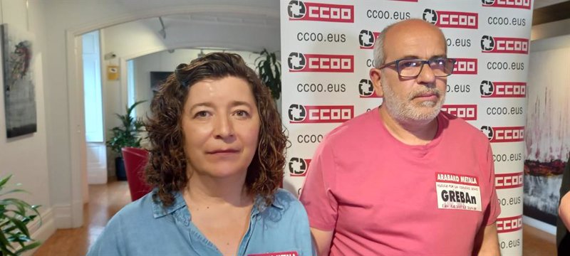 Loli García y Javier Gómez, de CCOO Euskadi | CCOO Euskadi ep loli garcia y javier gomez de ccoo euskadi