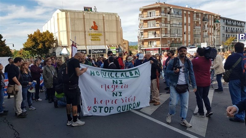 ep manifestacion contra despidos en el hospital de villalba
