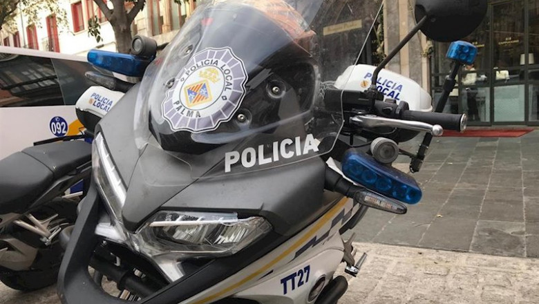 Moto de la Policía Local de Palma. | EUROPA PRESS - Archivo ep moto de la policia local de palma