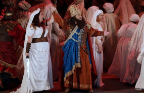 ep placido domingo durante un ensayo en valncia la opera nabucco