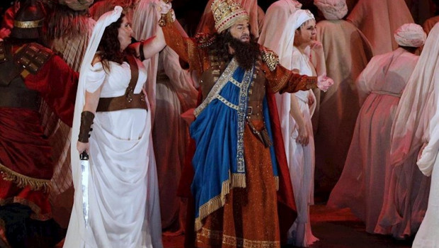 ep placido domingo durante un ensayo en valncia la opera nabucco