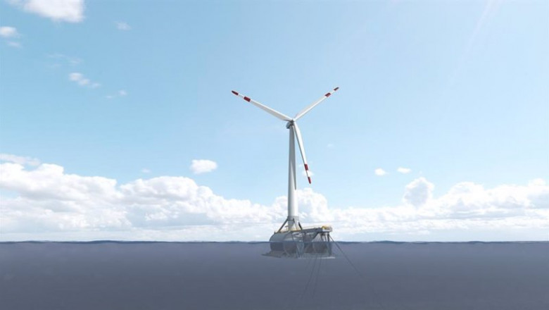 ep prototipo demosah de aerogenerador eolico marino flotante