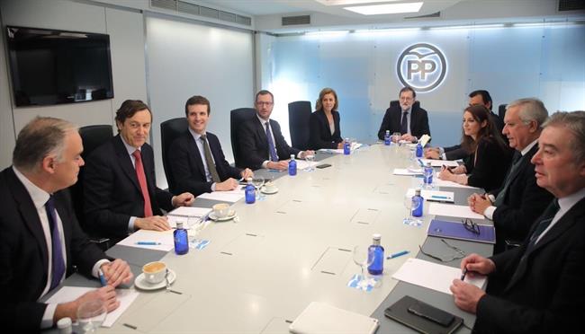 Rajoy preside el Comité de Dirección del PP | TWITTER DEL PP ep rajoy presidecomite de direccionpp