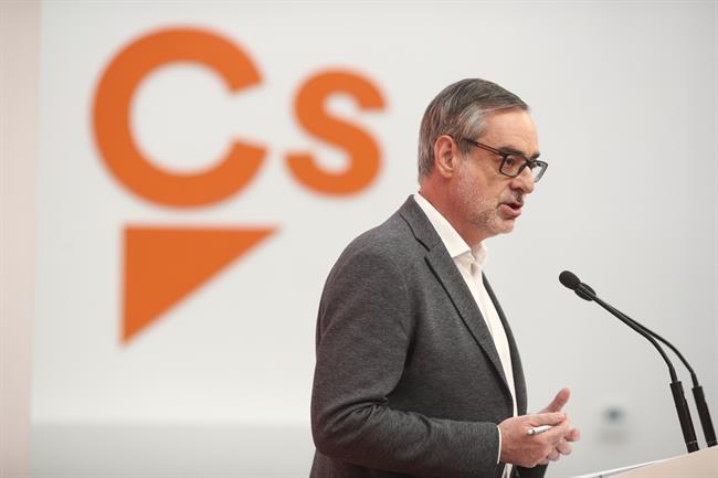 Rueda de prensa del secretario general de Ciudadanos, José Manuel Villegas | EUROPA PRESS ep ruedaprensasecretario generalciudadanos jose manuel villegas