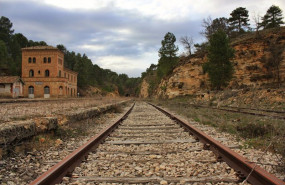 ep vias del tren a su paso por la provincia de cuenca