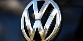 a logo of volkswagen is seen inside a car dealer in nijmegen 