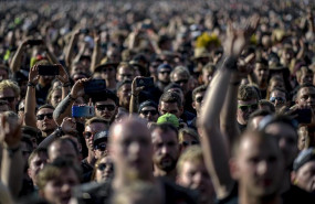 ep 03 august 2019 schleswig-holstein wacken revellers take part in the last day of the 2019 wacken open air music festival photo axel heimkendpa