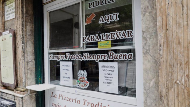 ep archivo   entrada a una pizzeria abierta durante el primer dia en el que gobierno permite la