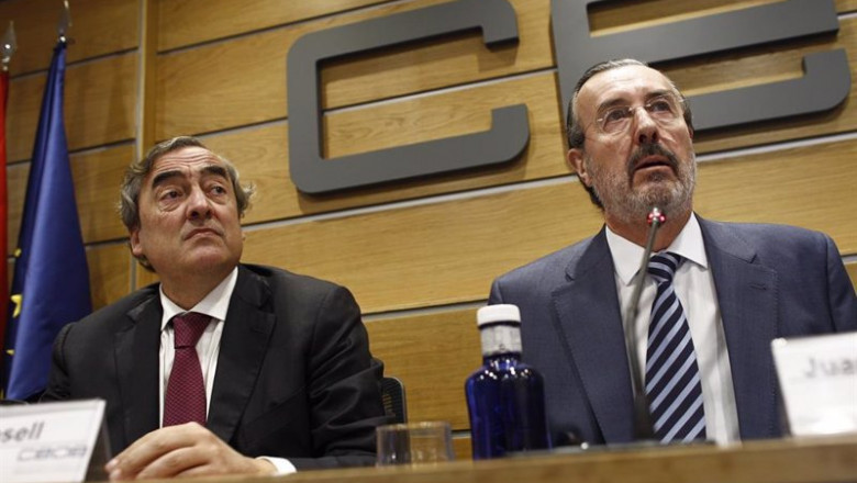 ep archivo   juan rosell y el presidente de aspel juan diez de los rios