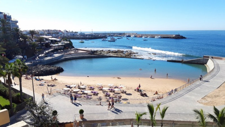 Archivo - Playa de La Lajilla, en Mogán en Gran Canaria. | CEDIDO POR GOBIERNO DE CANARIAS - Archivo ep archivo playa de la lajilla en mogan en gran canaria