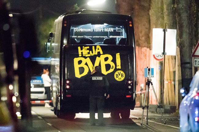 Autobús del Borussia Dortmund atacado | MARCEL KUSCH/DPA ep autobusborussia dortmund atacado