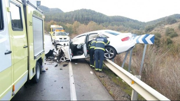 ep bomberos accidente trafico algodonales
