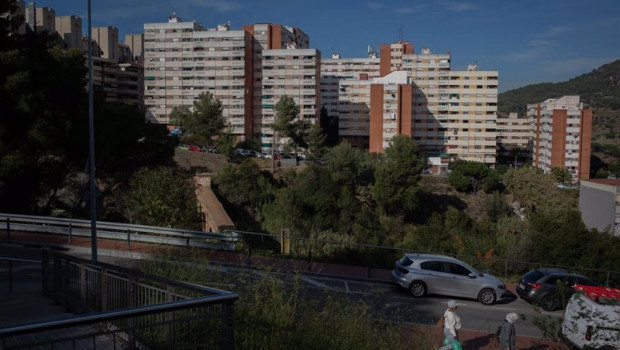 ep edificios del barrio de ciutat meridiana