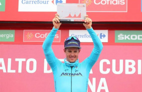 ep el ciclista danes jakob fuglsang astana gana la decimosexta etapa de la vuelta a espana disputada