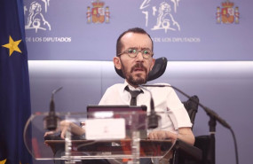 ep el portavoz parlamentario de unidas podemos pablo echenique en rueda de prensa en el congreso de