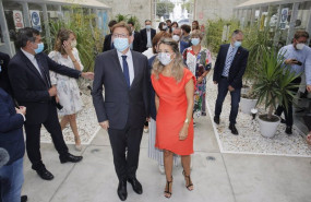 ep el president de la generalitat valenciana ximo puig recibe a la vicepresidenta segunda y ministra