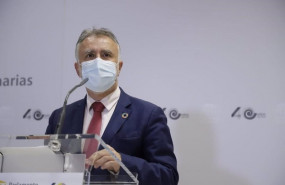 ep el presidente de canarias angel victor torres en rueda de prensa