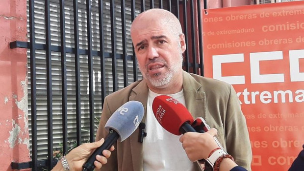 ep el secretario confederal de ccoo unai sordo en declaraciones a los medios en la clausura de la