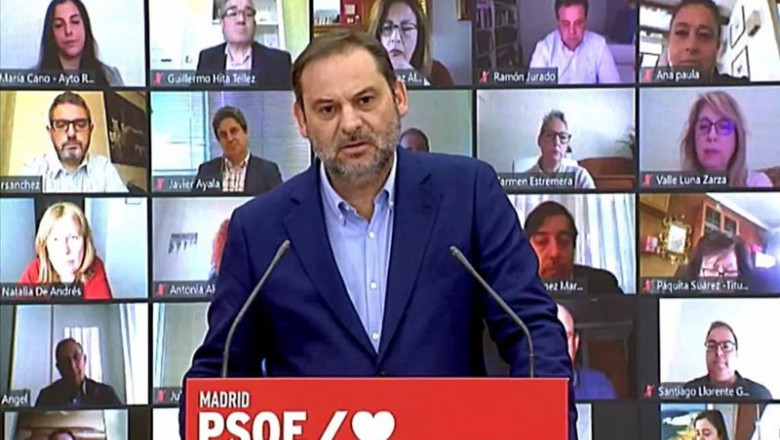 El secretario de Organización del PSOE y ministro de Transportes, Movilidad y Agenda Urbana, José Luis Ábalos | CAPTURA PSOE ep el secretario de organizacion del psoe y ministro de transportes movilidad y agenda urbana jose 20210315131507