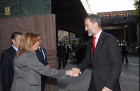 ep felipe vi saludasusana diazla inauguracionmundialsierra nevada