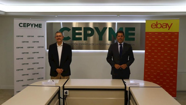 ep firma del acuerdo entre ebay y cepyme para apoyar a la pymes espanolas