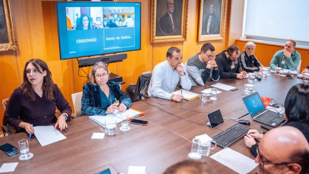 ep la conselleira de economia maria jesus lorenzana somoza 1i durante la reunion de la mesa de