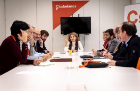 ep la portavoz de educacion de ciudadanos y diputada por alicante marta martin se reune en la sede