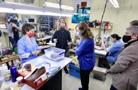 ep la presidenta del govern francina armengol en una visita a la empresa camper en inca